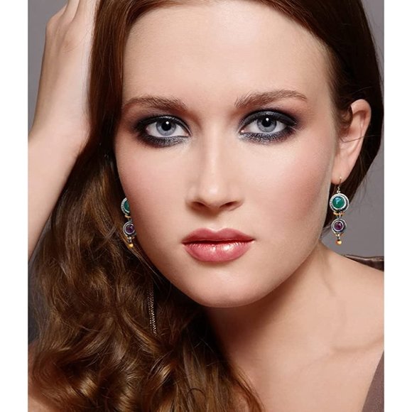 New 12 Pairs Teardrop Druse Crystal Drop Dangle Earrings for Women Girls… - Picture 3 of 7